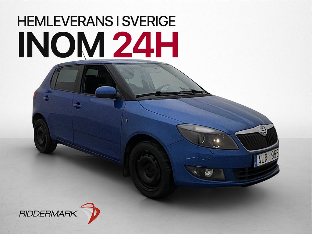 Skoda Fabia TSI 105hk Ambiente Värmare Sensorer Farthållare
