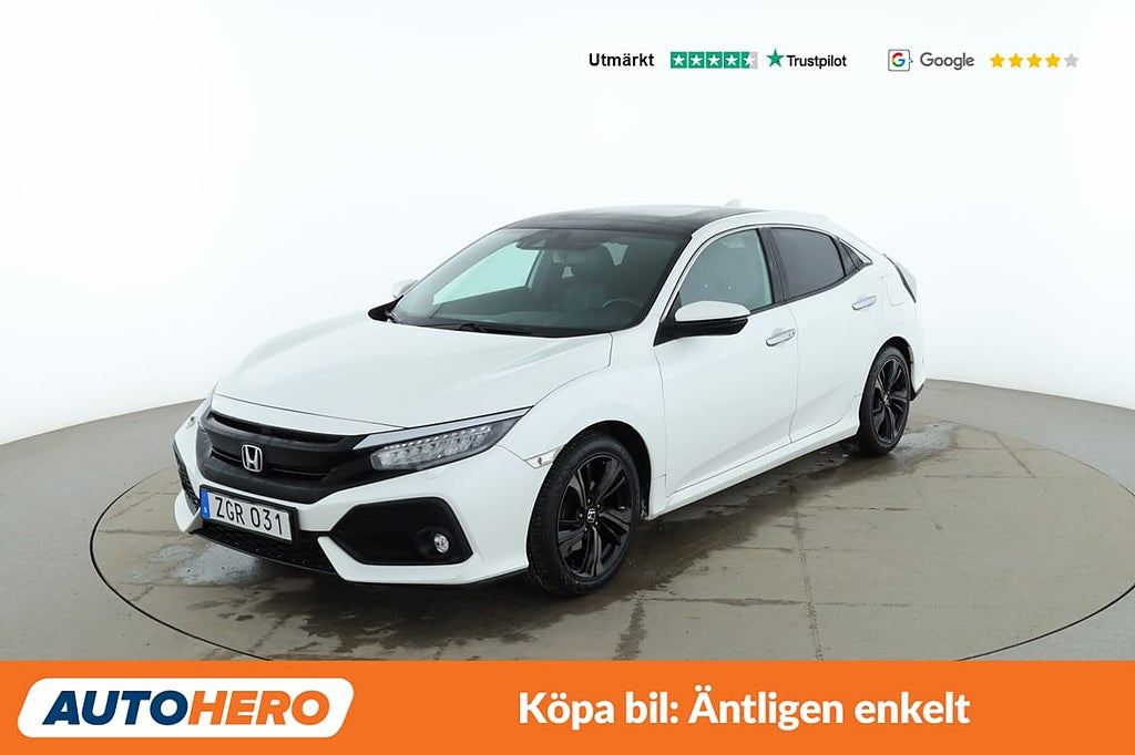 Honda Civic 1.5 VTEC / Dragkrok, Backkamera, GPS