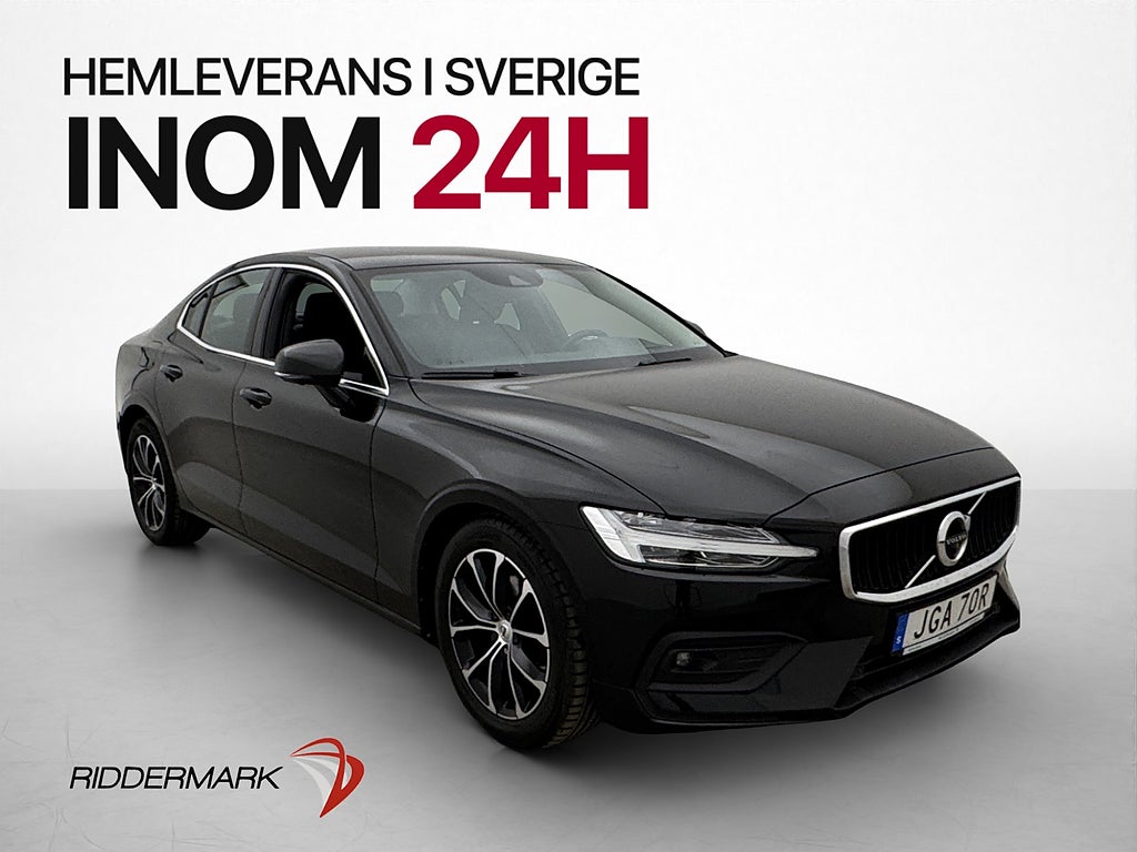 Volvo S60 T4 Advanced H/K HUD VOC Väramare 360° Skinn Navi