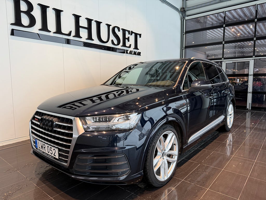 Audi Q7 3.0 TDI V6 quattro S Line Luftfjädring Cockpit 7-Sits