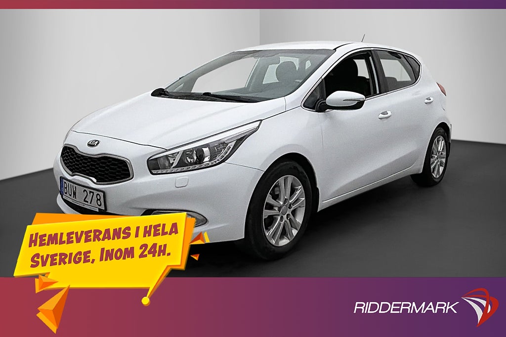 Kia Ceed 1.6 128hk Comfort P-Sensorer Rattvärme Farthållare