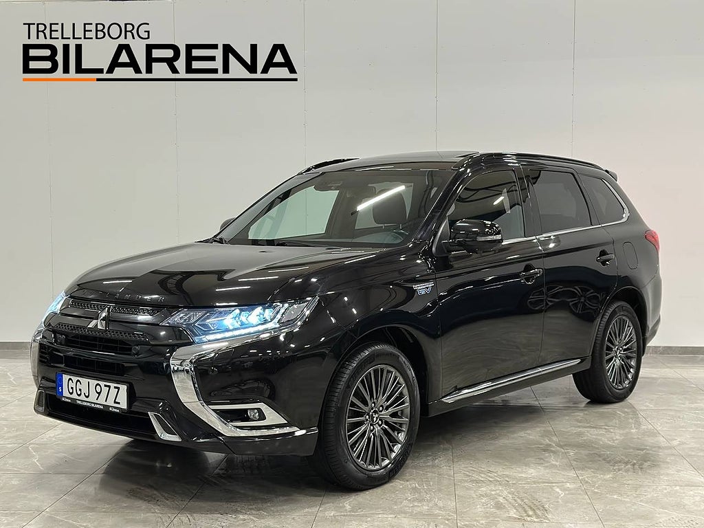 Mitsubishi Outlander PHEV CVT, 224hk S-Edition, Pano, Drag.