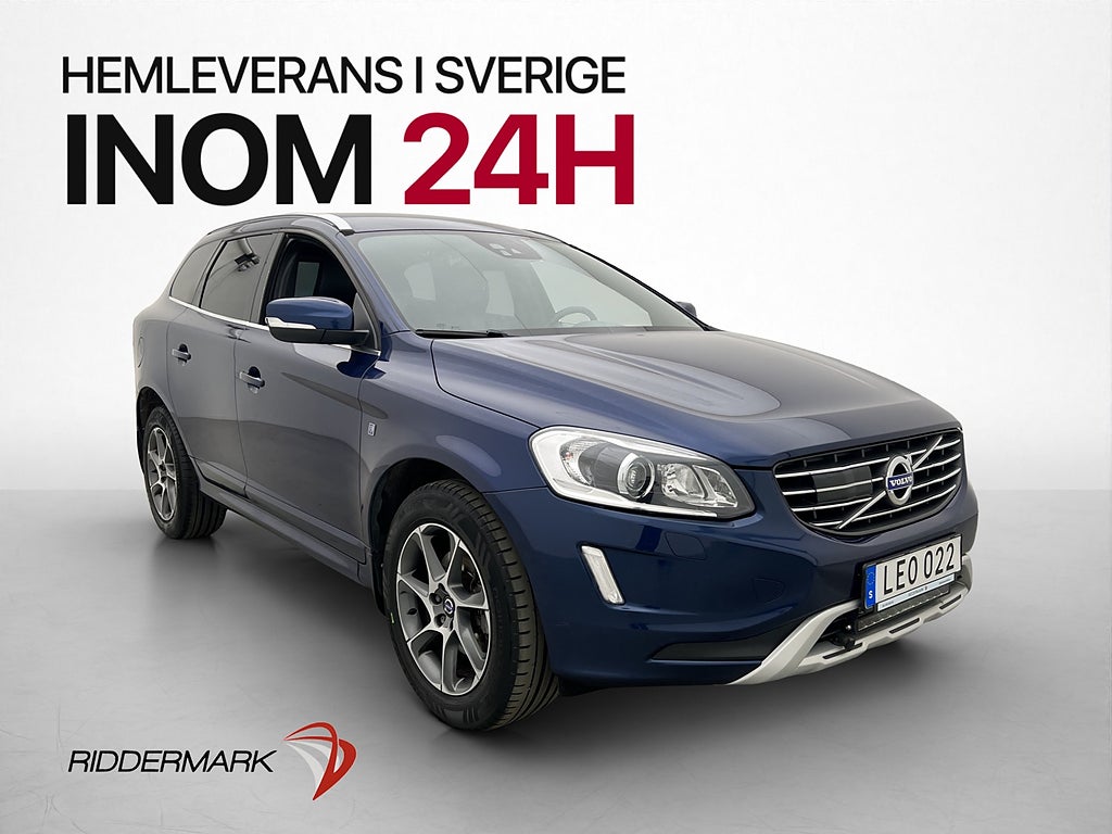Volvo XC60 D4 AWD Ocean Race 1 Brukare Kamera Drag Skinn