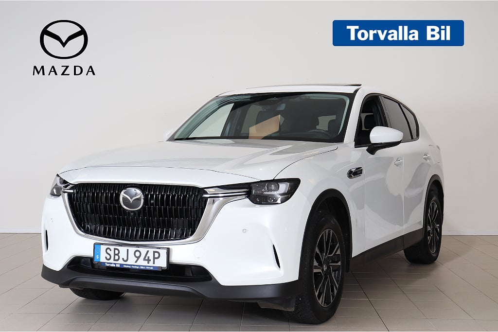 Mazda CX-60 PHEV Exclusive Line Pano Skinn Drag 360° V-Hjul Leasebar