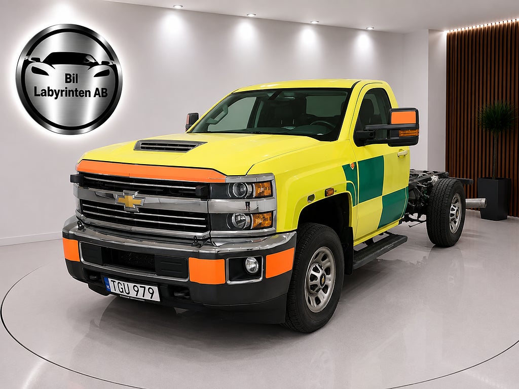 Chevrolet Silverado MOMS BIL // 3500 HD Enkelhytt 6.6 V8 Duramax 4WD