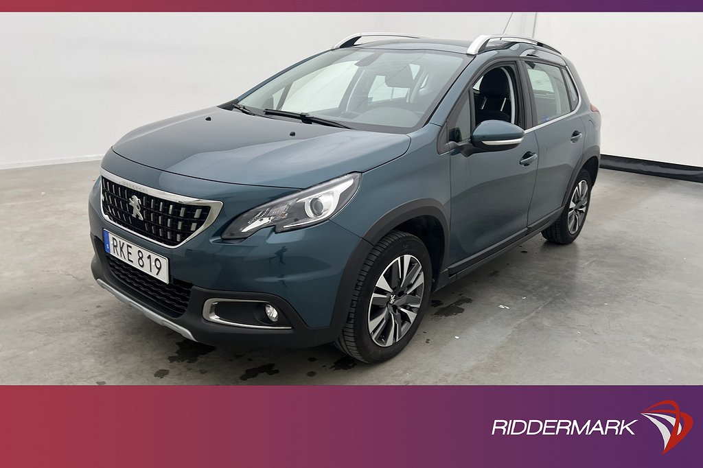 Peugeot 2008 VTi 82hk Allure Kamera Farthållare Kamrem-Bytt