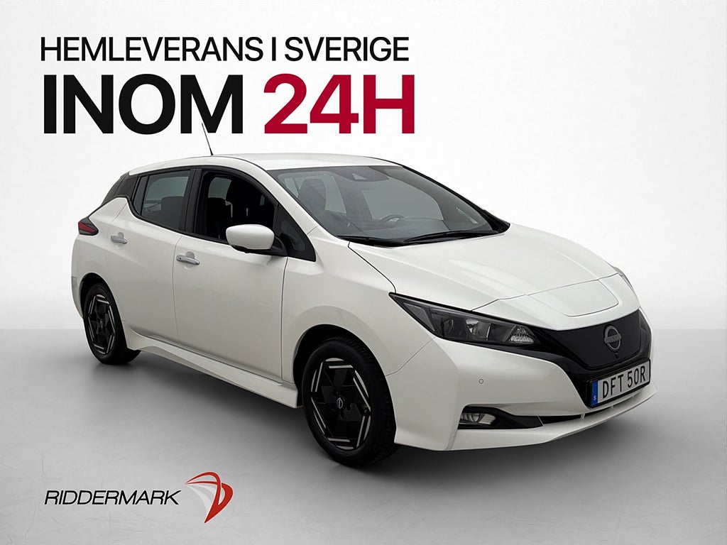 Nissan Leaf 40 kWh Acenta 360° CarPlay Rattvärme Adp-Fart