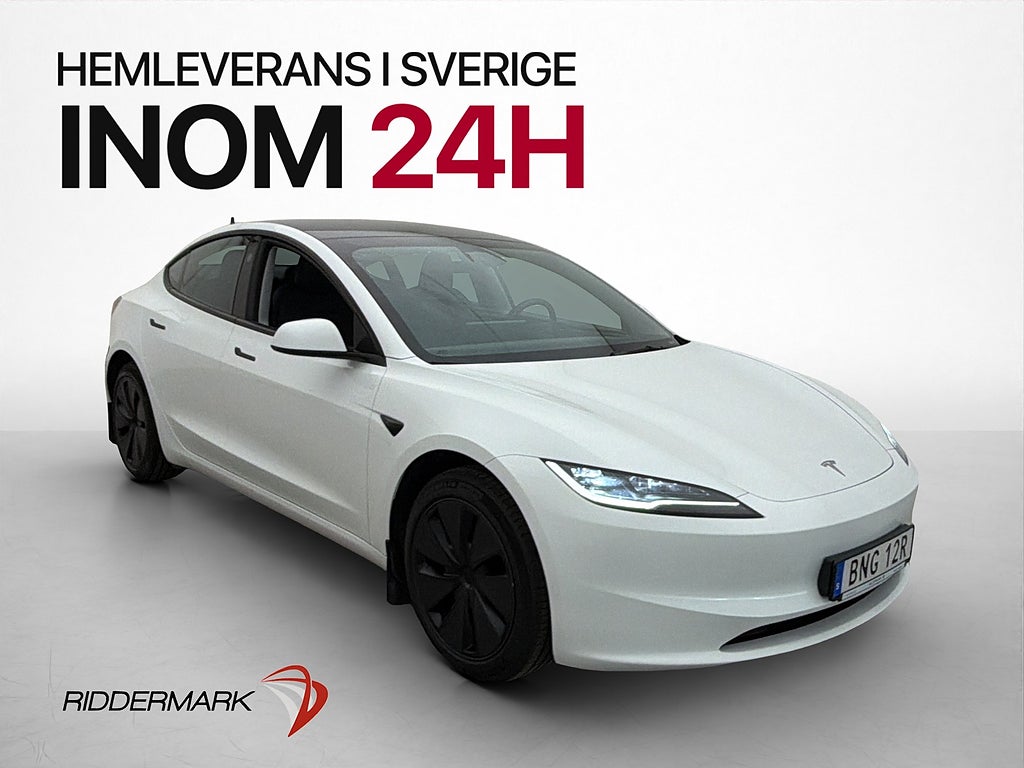 Tesla Model 3 Standard Range Dragkrok Värmepump Autopilot