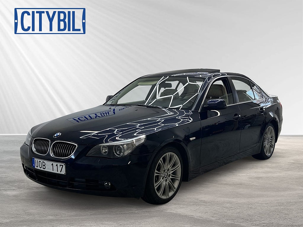 BMW 545 i 4D 333hk Aut Skinn Taklucka 9250mil Svensksåld