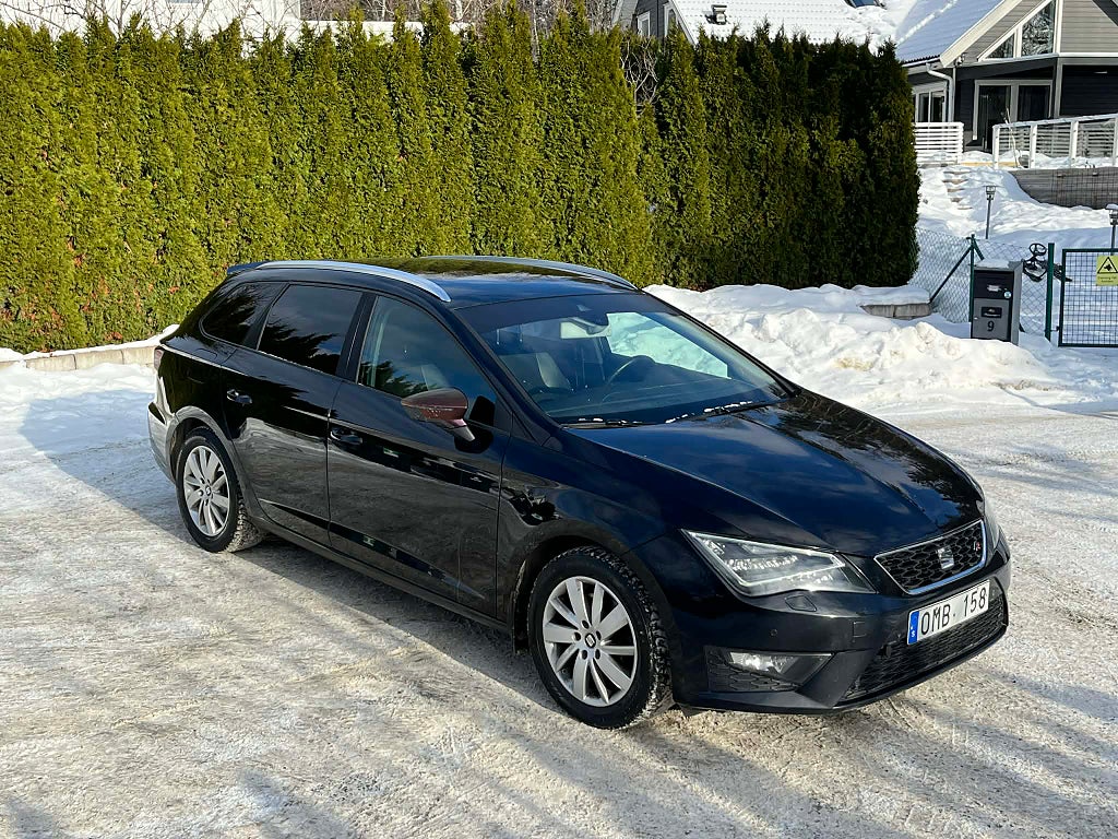 Seat Leon ST 2.0 TDI DSG FR 184hk – Svensksåld, FR-paket,– 2014