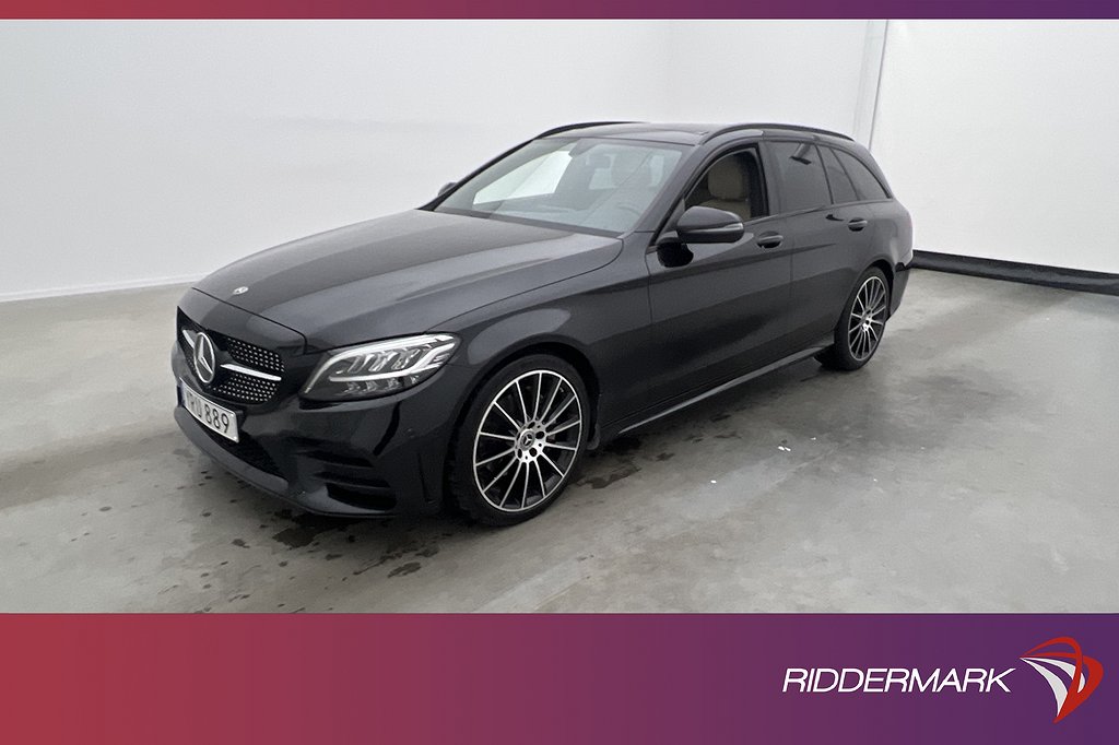 Mercedes-Benz C 200 T AMG Line Pano Kamera Navi Skinn Drag