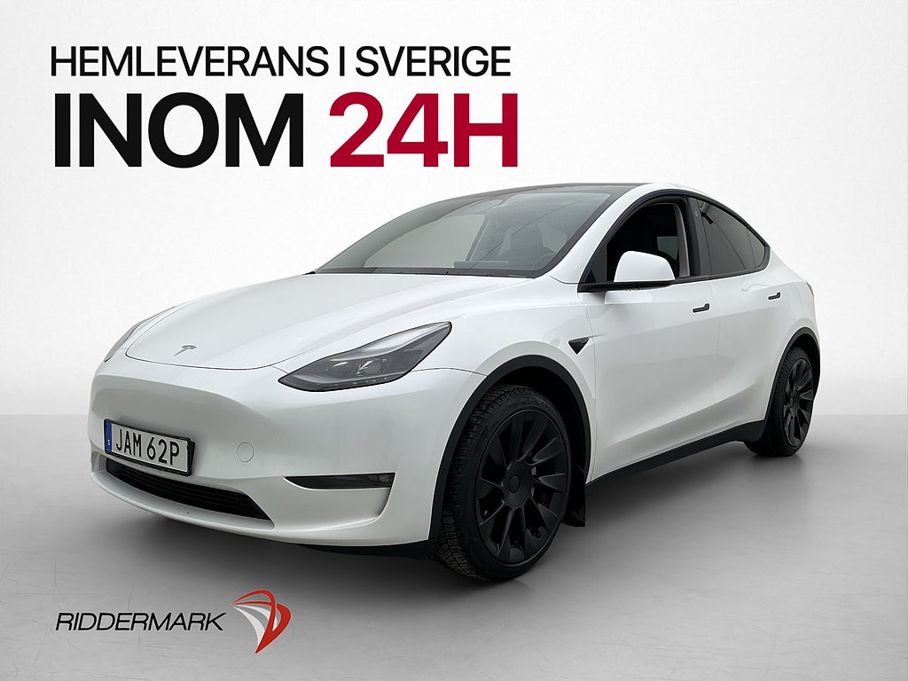 Tesla Model Y Long Range AWD Autopilot En-Brukare Svensksåld