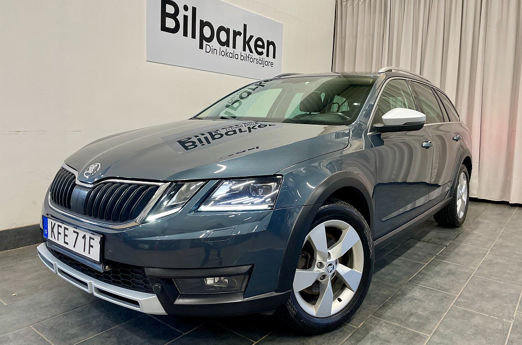 Skoda Octavia Scout 2.0 TDI SCR 4x4 Premium Euro 6 184Hk / MOMS / Värmare 
