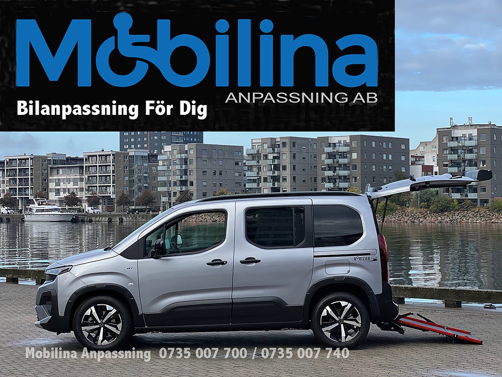 Peugeot Rifter Handikappanpassad Rullstolsbil 