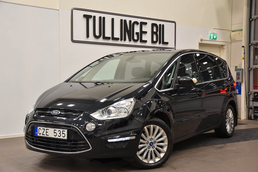 Ford S-Max 2.0 TDCi Aut Business Pano Skinn 7-Sits Drag 