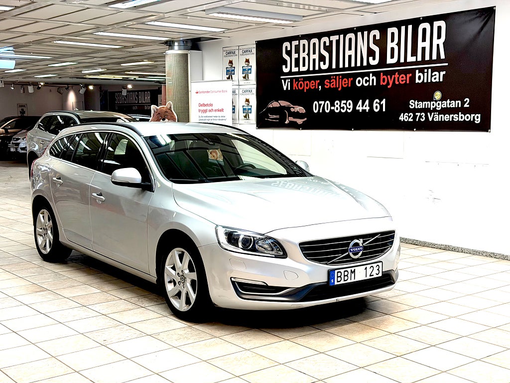 Volvo V60 D4 Momentum Drag 163Hk Välvårdad 