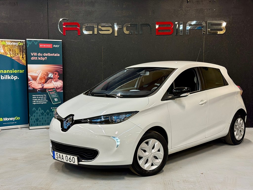 Renault Zoe R210 22 kWh Låg mil Ny besktat Batteri Leasing 