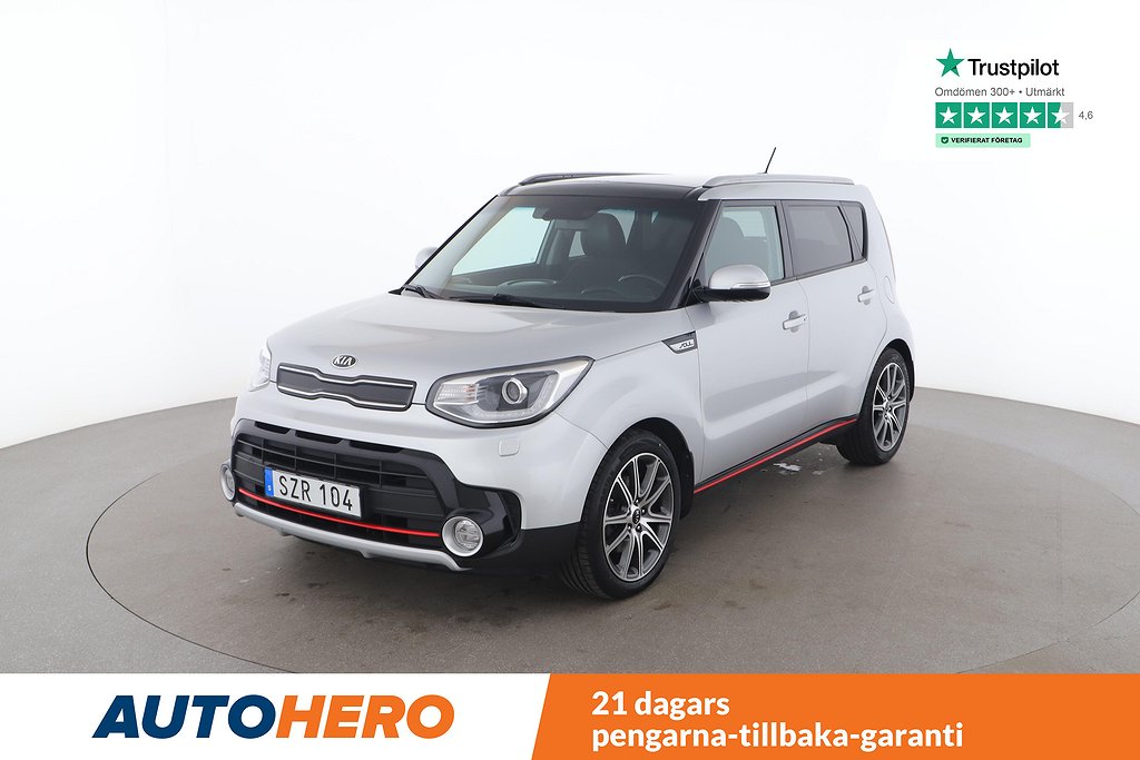 Kia Soul 1.6 GDI DCT / Panorama, Rattvärme, CarPlay, 204 HK