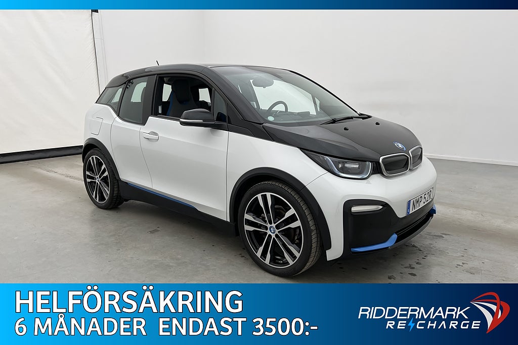 BMW i3s 120 Ah Advanced Charged Värmepump Navi Sensorer