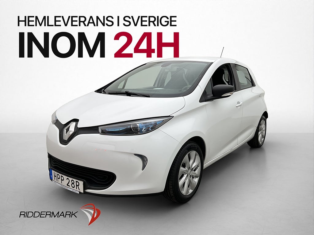 Renault Zoe R90 41 kWh FRIKÖPT BATTERI Navigation Sensorer