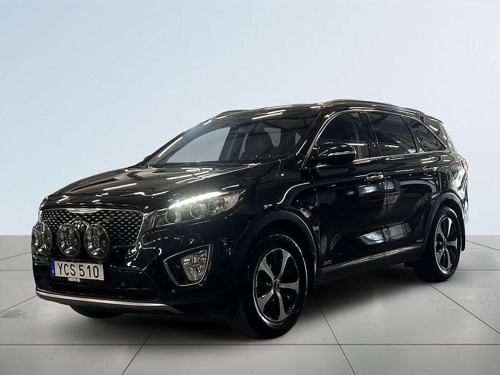 Kia Sorento 7-sits 2.2 CRDi AWD Business S&V-hjul/Kamera/Drag/Skinn