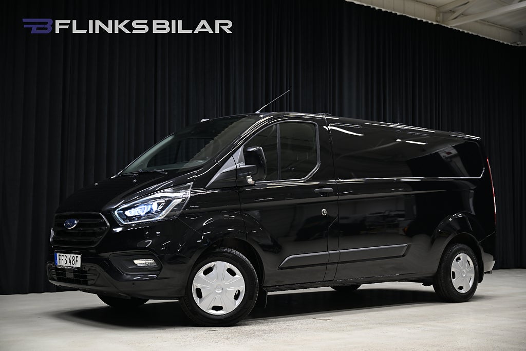 Ford Transit Custom Custom 130HK L2 Automat|Inredd|Dubbelgolv|Leasbar|SeUTR