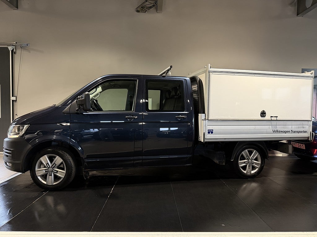 Volkswagen Transporter Chassi DH T30 2.0 TDI 4M Flobyskåp Värm Drag Moms 204Hk