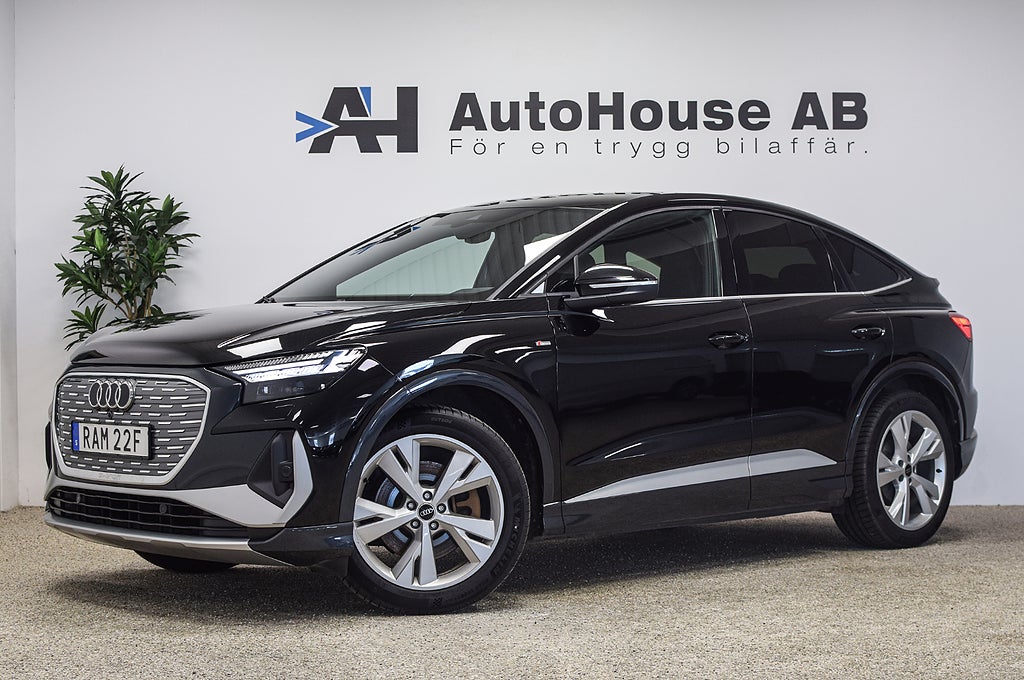 Audi Q4 40 Sportback e-tron S Line Evolution Drag Batteritestad