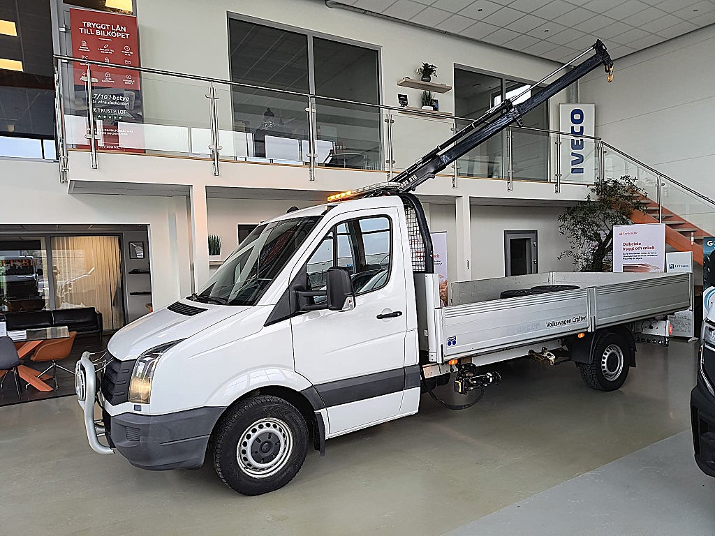 Volkswagen crafter 35 2.0 TDI Euro 6/ KRAN BIL / HIAB 018/LÅG MIL