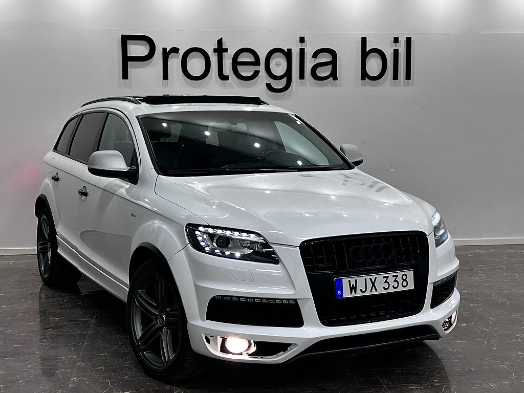 Audi Q7 4.2 TDI V8 Qua 340hk S-Line 7-sits Facelift Fullutr