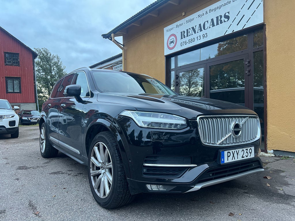 Volvo XC90 D5 AWD Geartronic Inscription Euro 6 Bes Drag 7 Sits