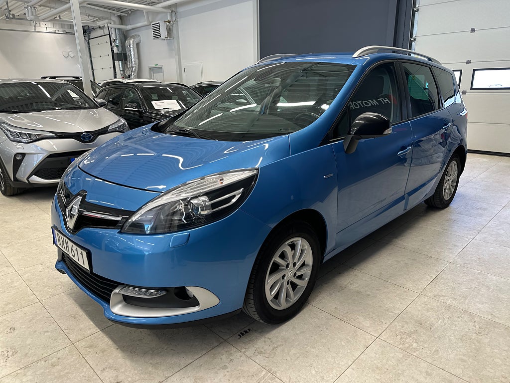 Renault Grand Scénic 1.5 dCi DCT LIMITED 4,99% /P-Sens/7-Sits/Dragkrok