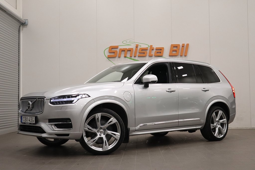 Volvo XC90 Recharge T8 AWD Inscription 7-sits PANO LUFT 22' MOMS 392hk