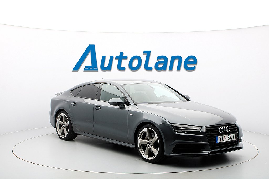 Audi A7 Sportback 3.0 TDI V6 Quattro, S-Line, Värmare 20Tum 218hk