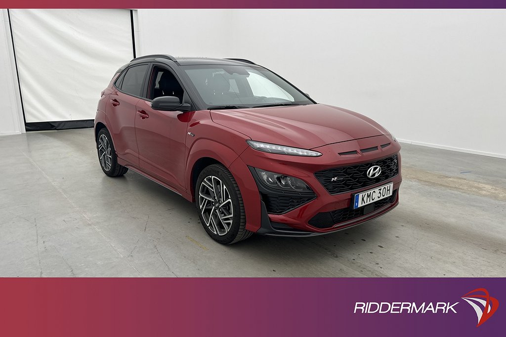 Hyundai Kona T-GDI 198hk N-Line Kamera Navi Skinn Rattvärme