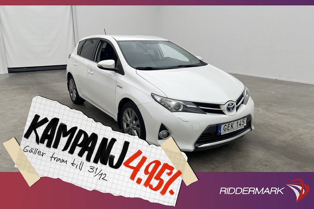 Toyota Auris Hybrid 136hk Edition 50 Värm Kamera 4,95% Ränta