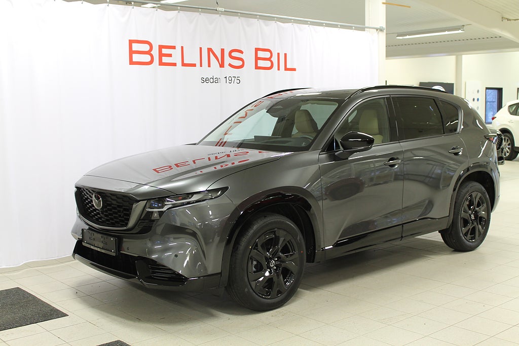 Mazda CX-5 2.5 141 hk, A6, AWD, Homura, Brun Läderklädsel