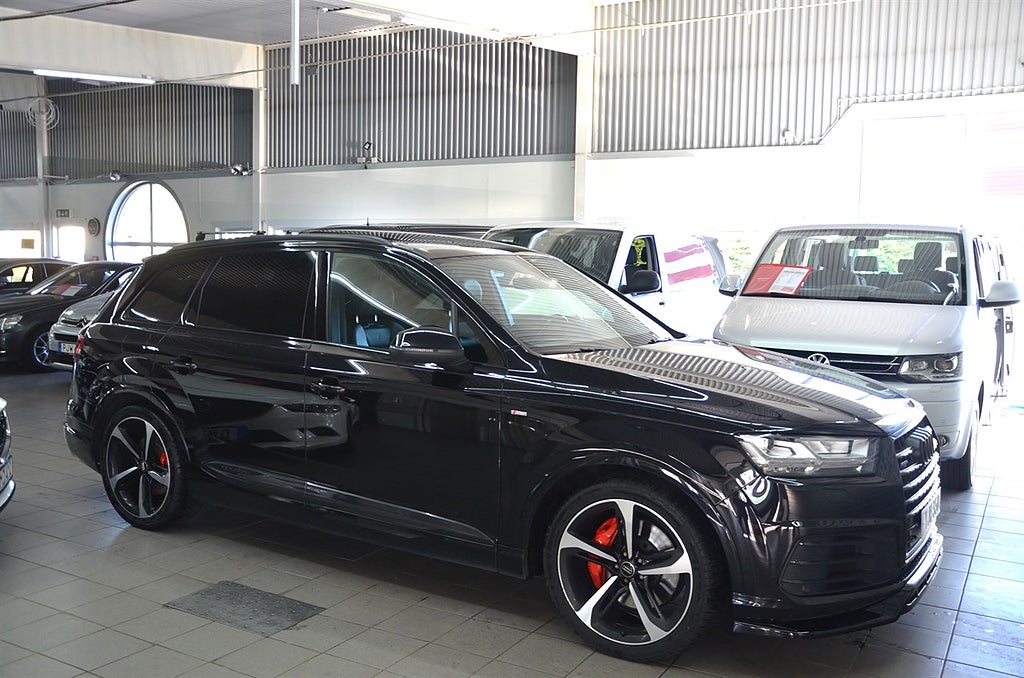 Audi Q7 3.0 TDI V6 quattro TipTronic, 272hk S Line, 7 sits Cockpit (Se s