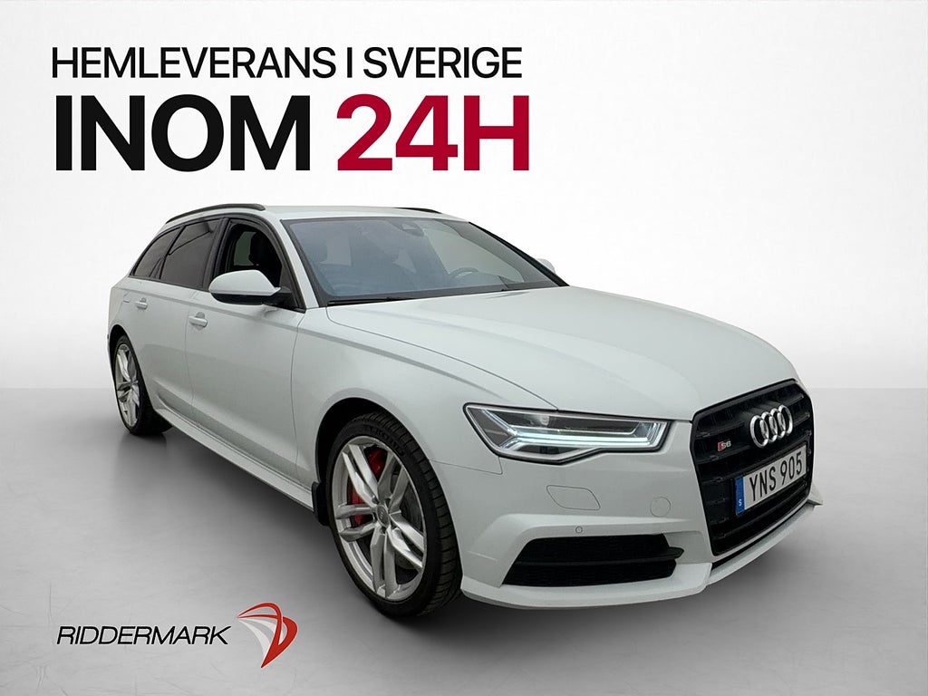 Audi S6 Avant 4.0 V8 Q 450hk Luftfjädring Matrix P-Värm Navi