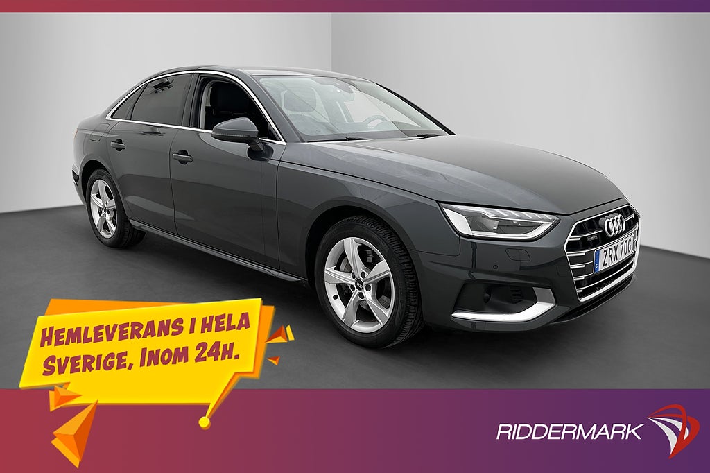 Audi A4 40 TDI 204hk Quattro Proline Adv. Navi Drag