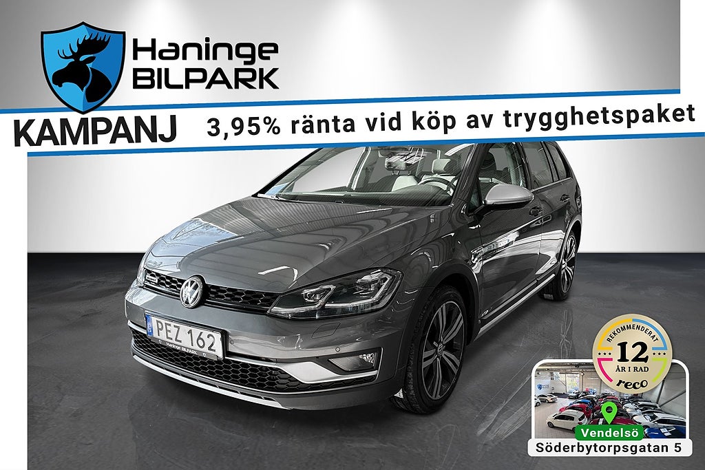 Volkswagen Golf Alltrack 2.0 TDI 4Motion / SUPERDEAL 3,95% / VÄRMARE / DRAG / 
