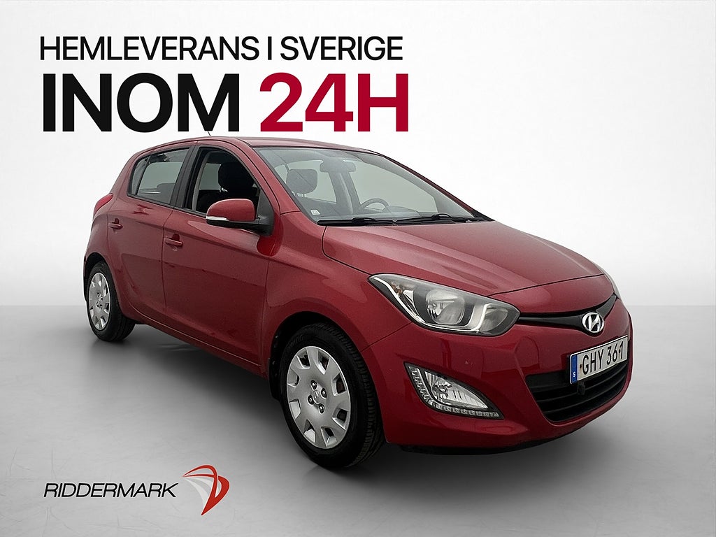 Hyundai i20 84hk Premium M&K-Värmare P-Sensorer Farthållare