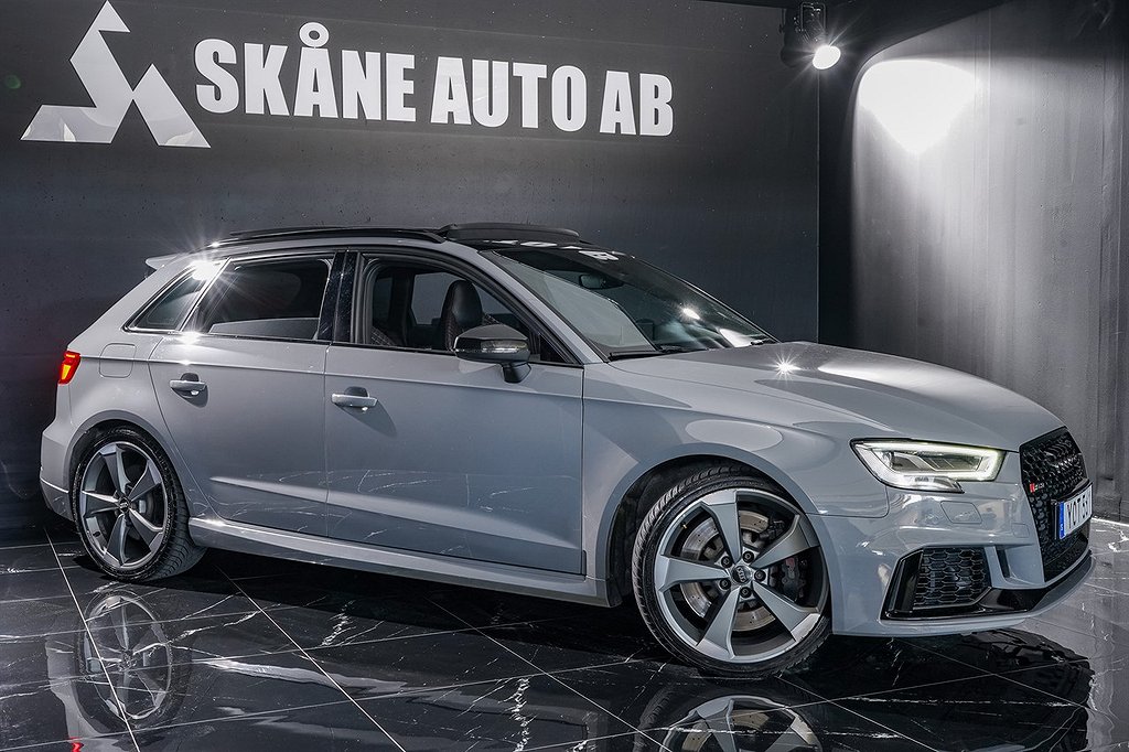 Audi RS3 Sportback 2.5 TFSI quattro PANO, 400hk