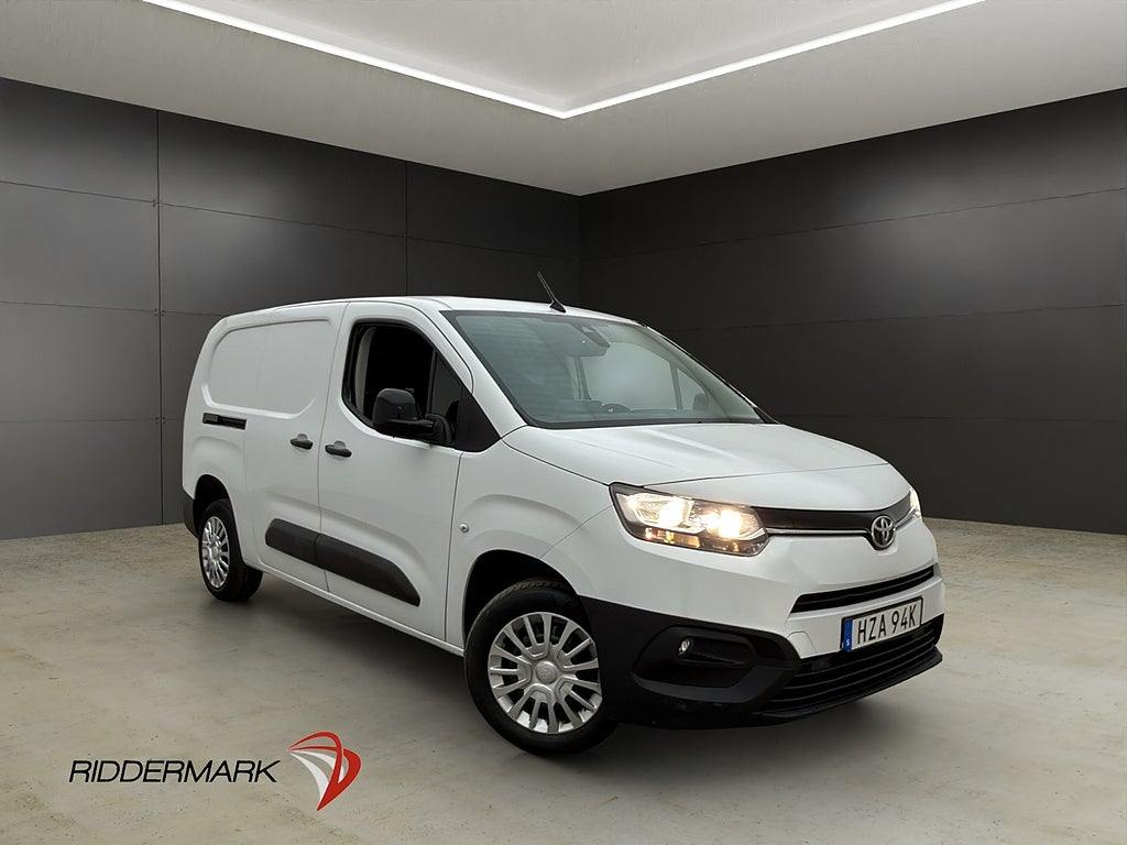 Toyota proace-city L2 Värmare B-Kamera 2xDörrar CARPLAY Moms