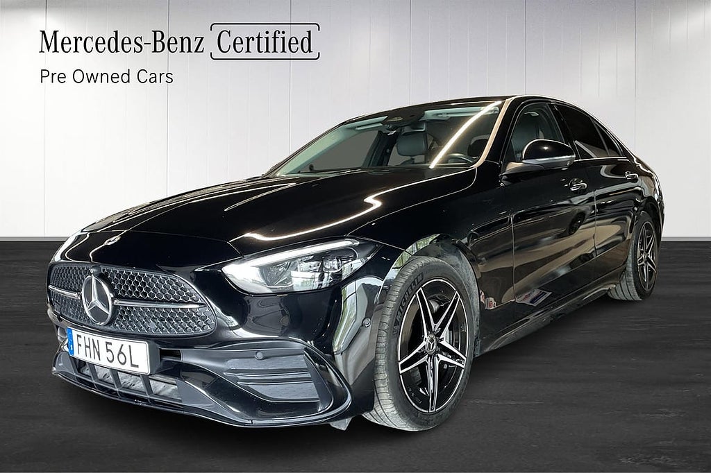 Mercedes-Benz C300 e AMG Line/Rattvärme/Moms