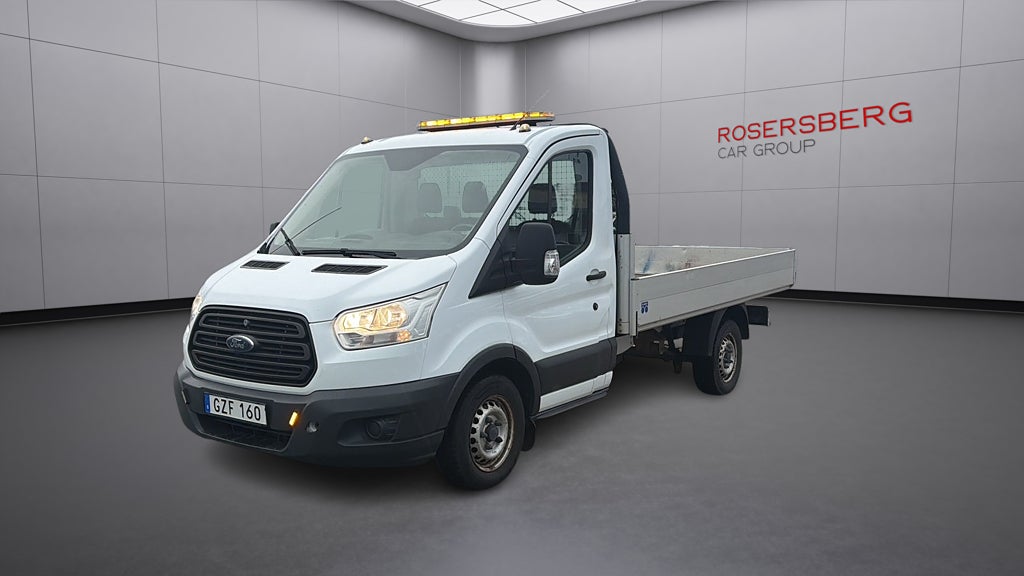 Ford Transit 2.2 TDCi FLAKCHASSI 3-SITS DRAG VÄRMARE