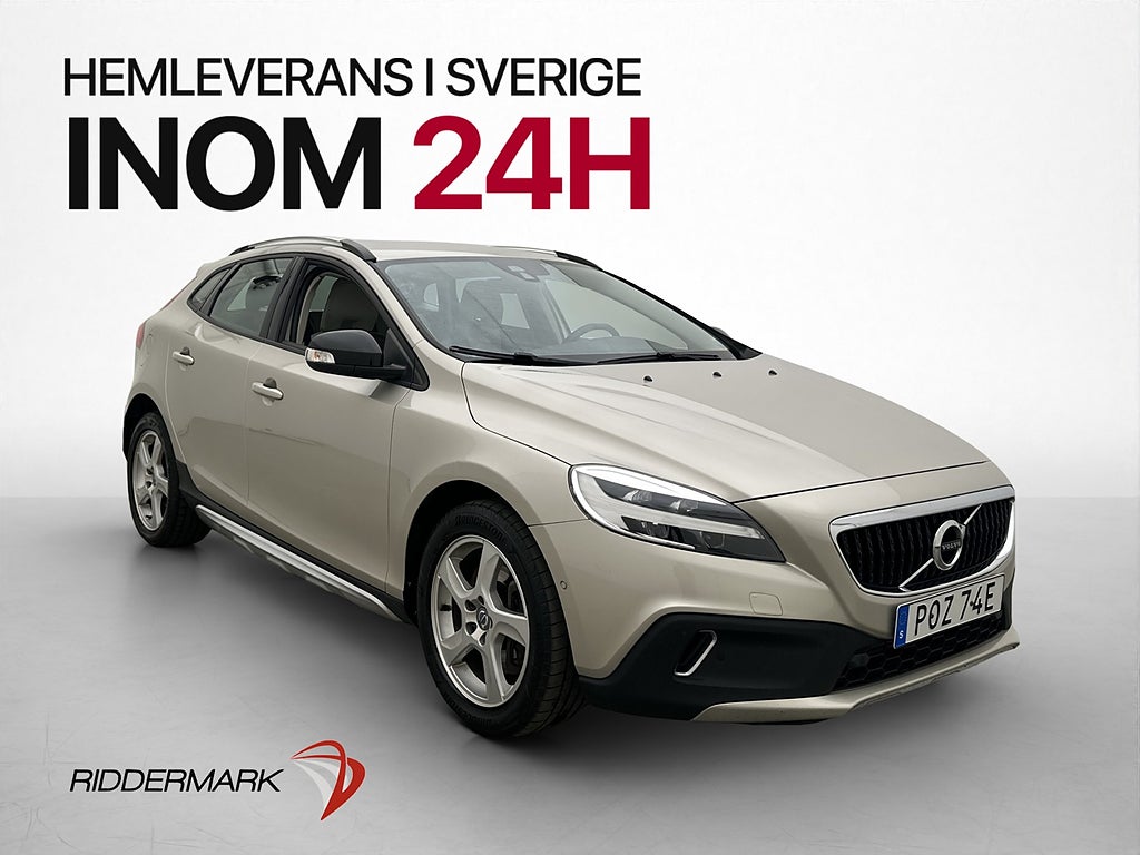 Volvo V40 Cross Country T3 Kinetic Drag Sensorer Halvskinn