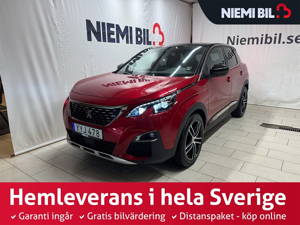 Peugeot 3008 1.6 GT-Line 180hk Aut Mvärm Drag Kamera FOCAL