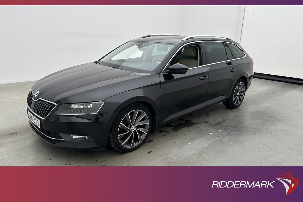 Skoda Superb 4x4 190hk L&K Canton D-Värm Skinn Kamera Drag