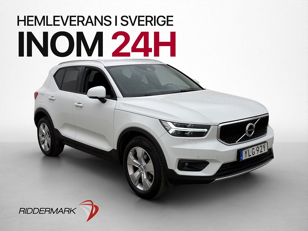 Volvo XC40 T3 Advanced VOC Värmare Kamera CarPlay Rattvärme